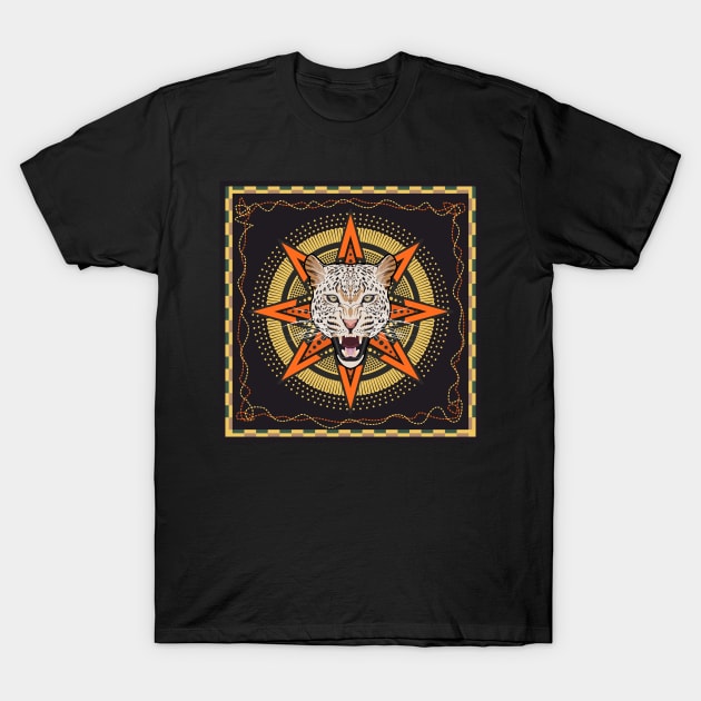 Leopard Face T-Shirt by ilhnklv